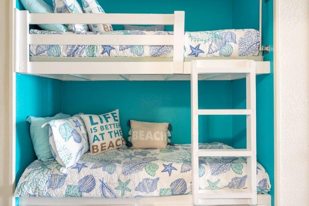 Gypsea Blu Beach Condo Steps To The Beach Galveston Esterno foto
