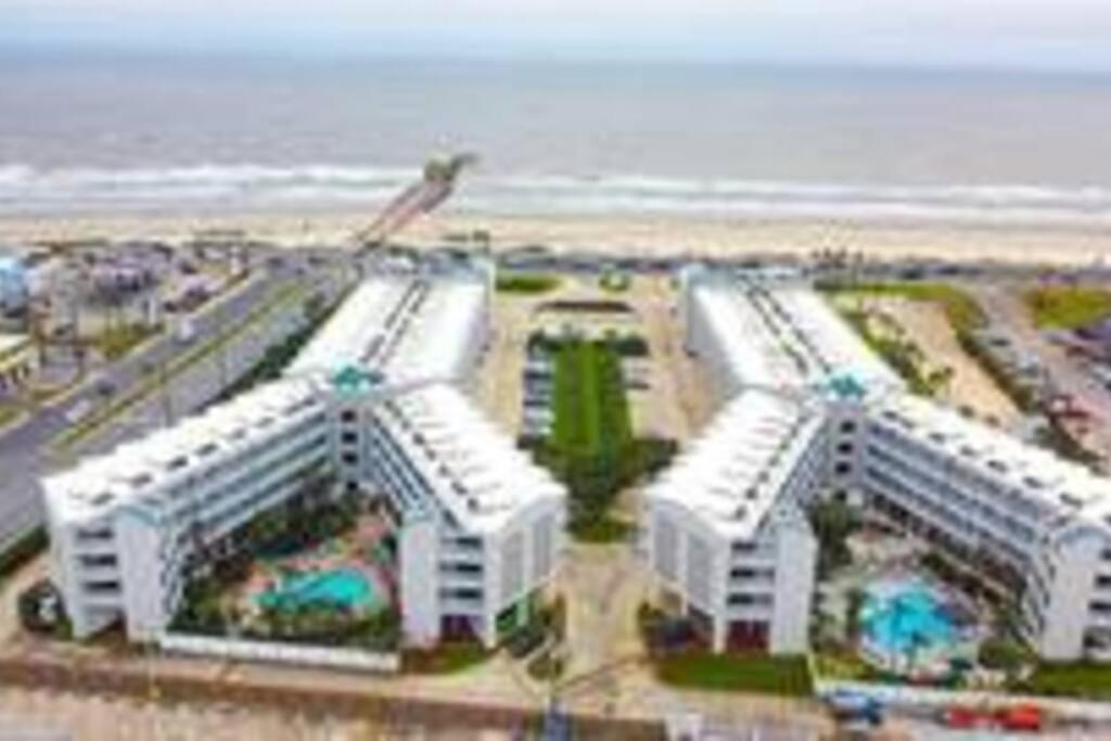Gypsea Blu Beach Condo Steps To The Beach Galveston Esterno foto