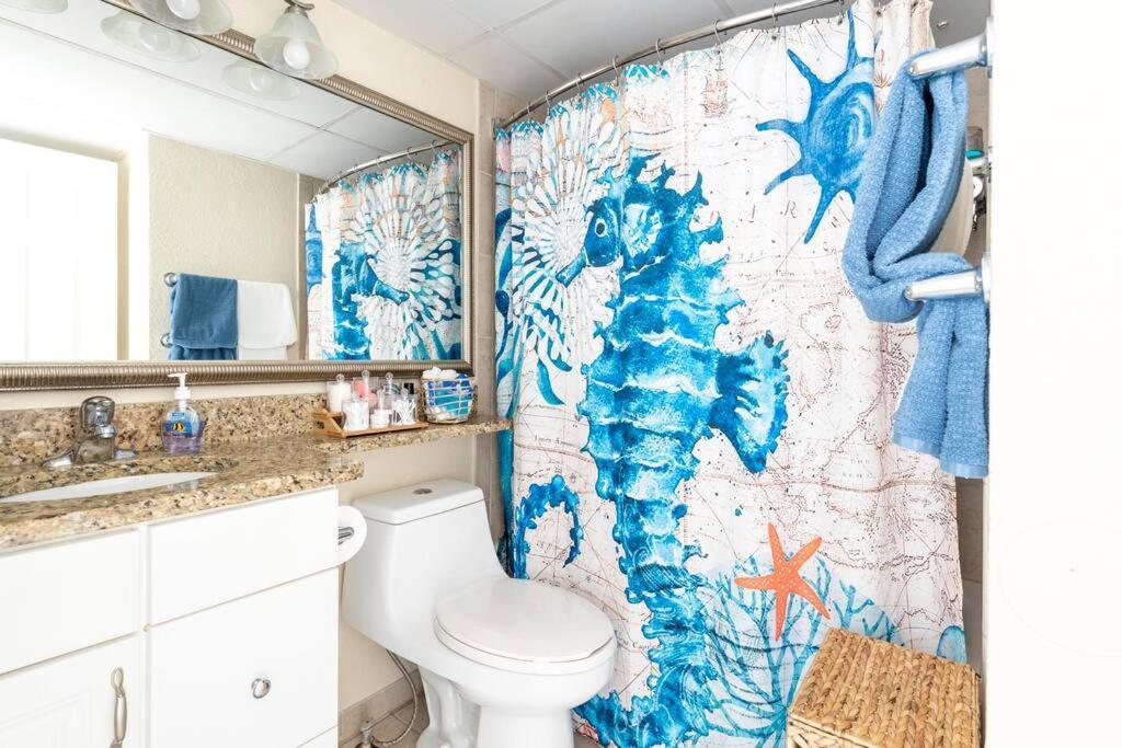 Gypsea Blu Beach Condo Steps To The Beach Galveston Esterno foto
