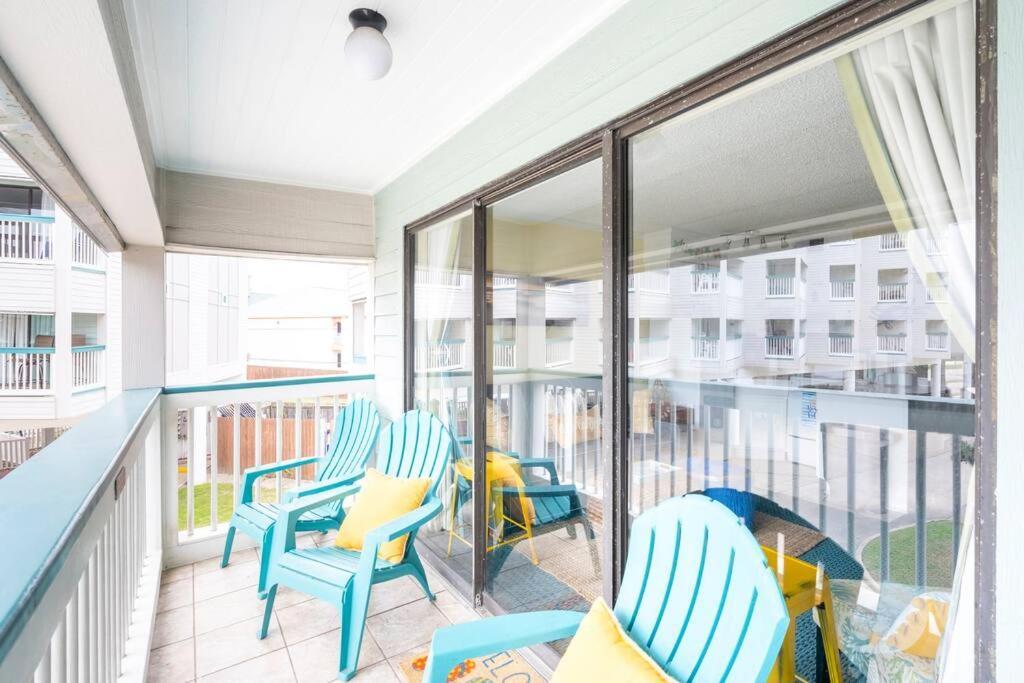 Gypsea Blu Beach Condo Steps To The Beach Galveston Esterno foto